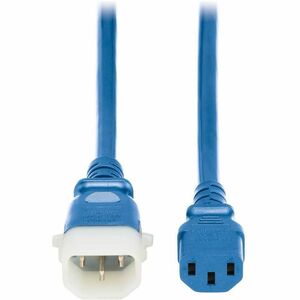 Eaton Tripp Lite Series PDU Power Cords, C13 to P-Lock C14 - Heavy-Duty, 15A, 250V, 14 AWG, 6 ft. (1.8 m), Blue, 6 Pack - PEGASUSS 