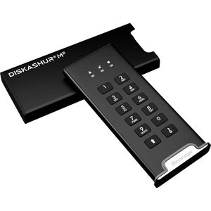 iStorage diskAshur M2 SSD 2 TB | FIPS 140-3 Level 3 Compliant | Incorporated Common Criteria EAL 5+ | PIN protected | Dust/Water Resistant - PEGASUSS 
