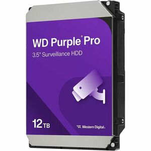 WD Purple Pro WD122PURP 12 TB Hard Drive - 3.5" Internal - SATA (SATA/600) - Conventional Magnetic Recording (CMR) Method - PEGASUSS 