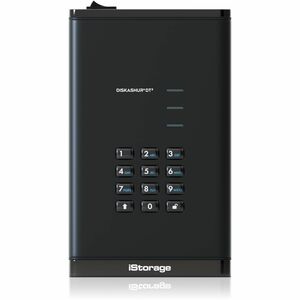 iStorage diskAshur DT3 20 TB Portable Hard Drive | FIPS 140-3 Level 3 Pending | Incorporated Common Criteria EAL 5+ | PIN protected | Dust/Water Resistant | TAA Compliant
