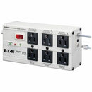 Eaton Tripp Lite Series Isobar 6-Outlet Surge Protector, 6 ft. Cord with Right-Angle Plug, 3300 Joules, Diagnostic LEDs, Tel/Fax/Modem, Metal - PEGASUSS 