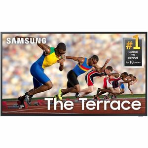 Samsung The Terrace LST9D QN75LST9DAF 74.5" Smart LED-LCD TV - 4K UHDTV - High Dynamic Range (HDR) - Titan Black - PEGASUSS 