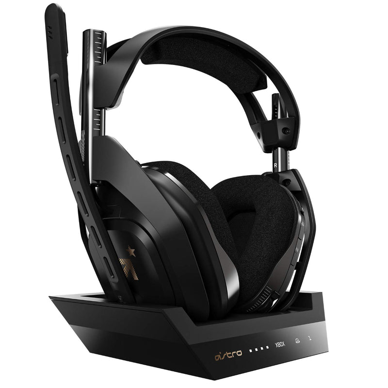 A50 Wireless Headset + Base Station Gen 4 - Compatible with Xbox Series X|S, Xbox One, PC, Mac - Black/Gold