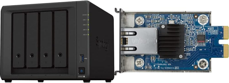 4-Bay Diskstation DS923+ (Diskless) & Network Upgrade Module Adds 1X 10Gbe RJ-45