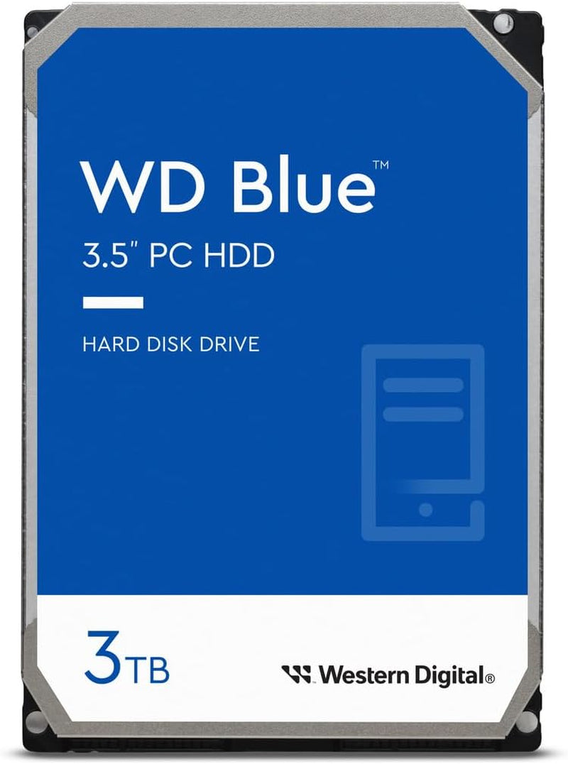 3TB WD Blue PC Hard Drive - 5400 RPM Class, SATA 6 Gb/S, 256 MB Cache, 3.5" - WD30EZAZ 3TB 5400 RPM