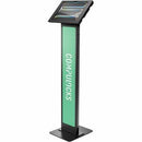 Compulocks iPad Pro M4/iPad Air M2 2024 Enclosure Brandable Floor Stand - Apex BrandMe - PEGASUSS 