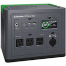 Schneider OffGrid Portable Power Station 500, 120V, 517Wh Lithium-ion, LCD, 3 NEMA, Sinewave, 3 USB-A, 2 USB-C, Wireless Charger - PEGASUSS 