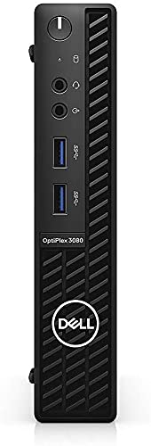 Dell OptiPlex 3080 Micro Desktop 4TB SSD 64GB RAM (Intel 10th Generation Processor with Turbo Boost to 3.90GHz, 64 GB RAM, 4 TB SSD, Win 10 Pro) PC Business Computer