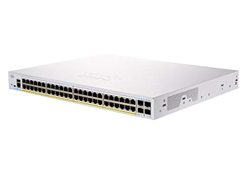 Cisco Business CBS350-48P-4X Managed Switch | 48 Port GE | PoE | 4x10G SFP+ | Limited Lifetime Protection (CBS350-48P-4X-NA)