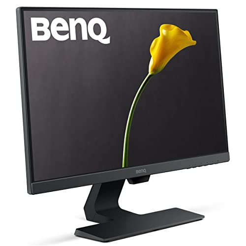 BenQ GW2480L Computer Monitor 24" FHD 1920x1080p | IPS | Eye-Care Tech | Low Blue Light Plus Panel | Anti-Glare | Adaptive Brightness | Tilt Screen | Built-In Speakers | DisplayPort | HDMI | VGA,Black