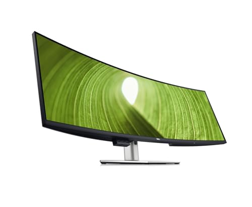 Dell UltraSharp U4924DW 49" Dual Quad HD (DQHD) Curved Screen Edge WLED LCD Monitor - 32:9,Black