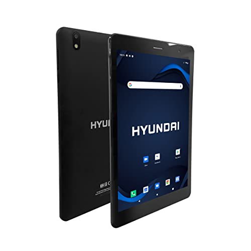 HYUNDAI HYtab Pro 8LA1 8" Android Tablet - FHD IPS Screen with Octa-Core Processor, Android 11, 4GB RAM, 64GB Storage, 5MP/13MP, LTE Cellular, Black