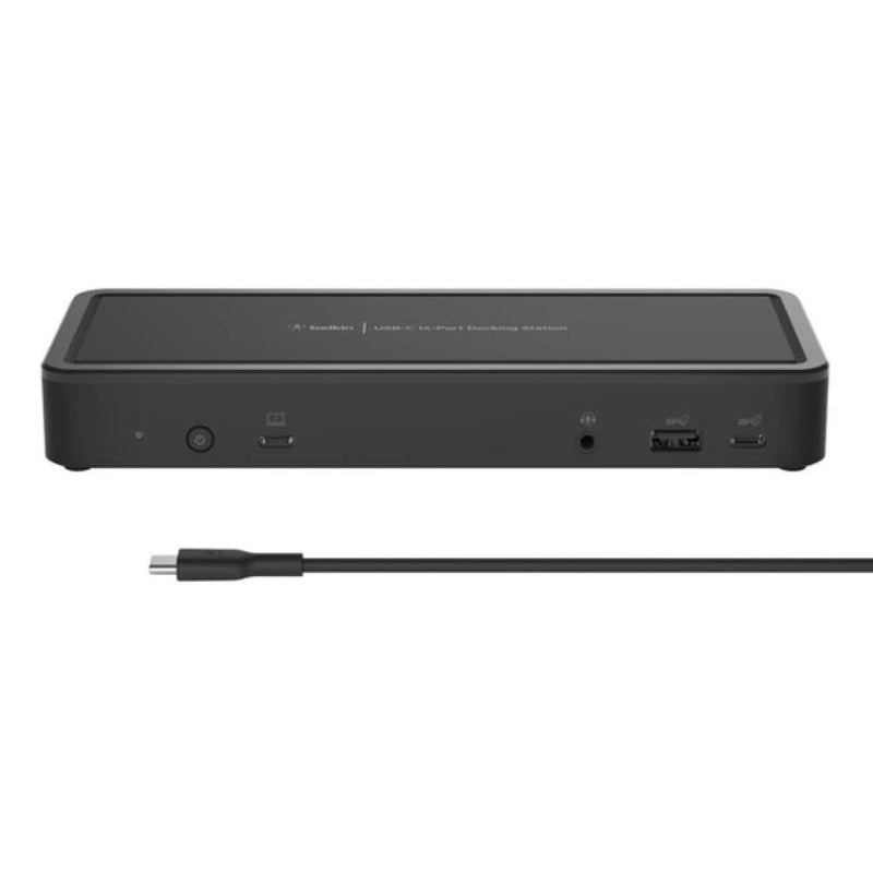 Belkin USB C Docking Station, Type C Hub That Supports Multiple Displays with HDMI 2.0, DisplayPort, USB C Ports, USB A Ports, and Gigabit Ethernet Port for MacBookPro, Air, XPS, Chromebook and More - PEGASUSS 