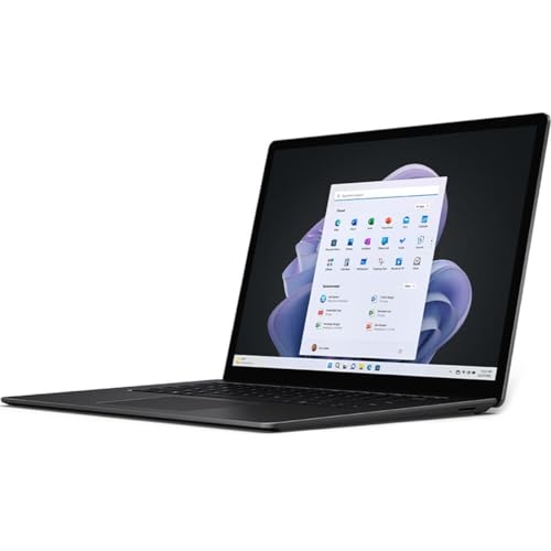Microsoft Surface Laptop 5 13.5" Touchscreen Notebook - 2256 x 1504 - Intel Core i7 12th Gen i7-1265U - Intel Evo Platform - 32 GB Total RAM - 512 GB SSD - Matte Black - PEGASUSS 
