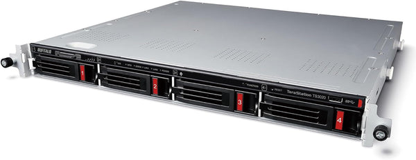 Terastation 3420RN 4-Bay Rackmount NAS 8TB (4X2Tb) with HDD NAS Hard Drives Included 2.5GBE / Computer Network Attached Storage / Private Cloud / NAS Storage / Network Storage / File Server 8 TB Terastation 3420RN Rackmount NAS