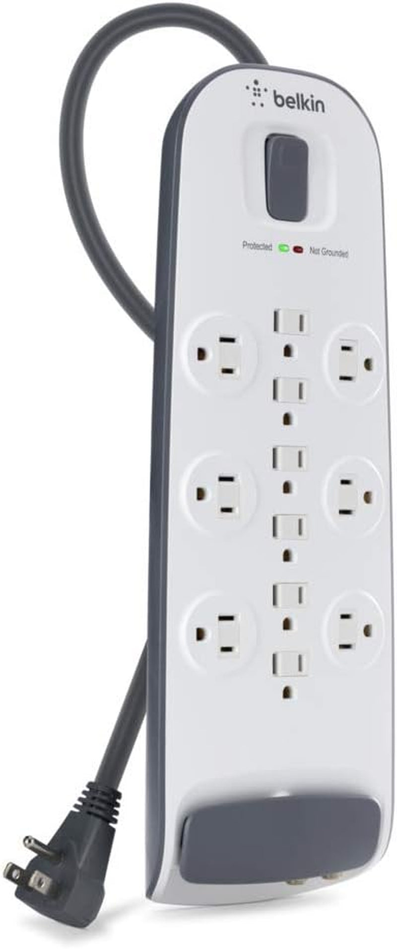 12-Outlet Advanced Power Strip Surge Protector, 8Ft Cord, Telephone and Coaxial Protection, 3996 Joules