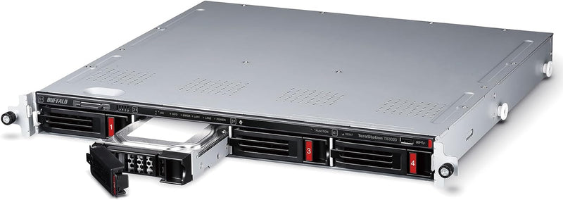 Terastation 3420RN 4-Bay Rackmount NAS 8TB (4X2Tb) with HDD NAS Hard Drives Included 2.5GBE / Computer Network Attached Storage / Private Cloud / NAS Storage / Network Storage / File Server 8 TB Terastation 3420RN Rackmount NAS