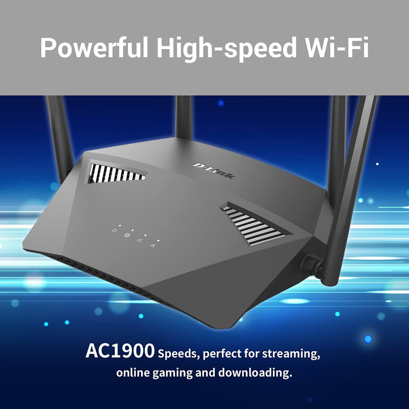 DIR-1950 IEEE 802.11Ac Ethernet Wireless Router - 2.40 Ghz ISM Band - 5 Ghz UNII Band - 4 X Antenna(4 X External) - 237.50 Mb/S Wireless Speed - 4 X Network Port - 1 X Broadband Port - Gigabit