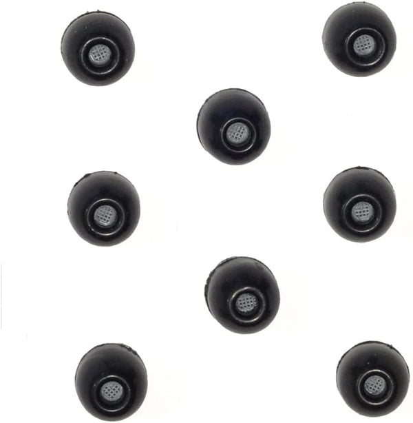 8 Pack - Medium SHURE EABKF1-10M (PA910M) Replacement Black Foam Ear Tips Sleeves Fit SHURE SE215 SE315 SE425 SE535 SE846 SE112 SE115 SE210 SE530 E3C E4C E5C and Westone In-Ear Headphones Earphones