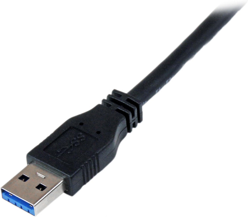 Startech.Com 1M 3 Ft Certified Superspeed USB 3.0 a to Micro B Cable Cord - USB 3 Micro B Cable - 1X USB a (M), 1X USB Micro B (M) - Black (USB3CAUB1M)