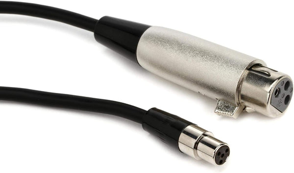 WA310 4-Feet Microphone Adapter Cable, 4-Pin Mini Connector (TA4F) to XLR(F) Connector