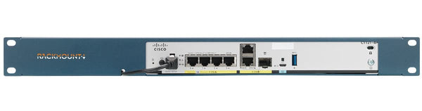 "Cisco Meraki Firewall Appliance Rack Mount - 1U Server Rack Shelf with Easy Access Front Network Connections - Perfect Fit, Properly Vented, Customized 19 Inch Rack - RM-CI-T10 by Rackmount.IT "
