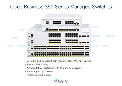 Cisco Business CBS350-8T-E-2G Managed Switch - PEGASUSS 