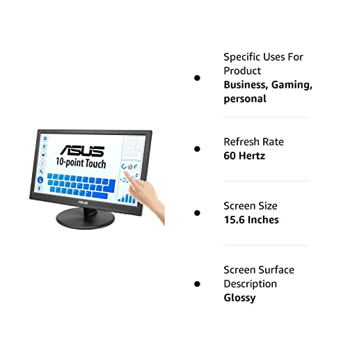 ASUS VP229Q 21.5” Monitor, 1080P Full HD, 75Hz, IPS, FreeSync/Adaptive-Sync, Eye Care, HDMI DisplayPort VGA, Frameless - PEGASUSS 