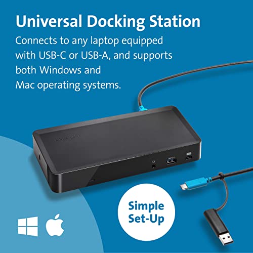 Kensington USB-C Docking Station for Windows, MacBooks, Surface and Chromebooks