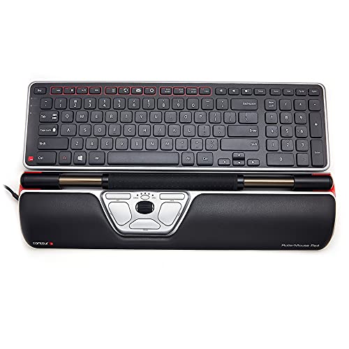 Contour Design Ultimate Workstation Red - Includes RollerMouse Red & Balance Keyboard - Ergonomic Keyboard and Mouse Combo - Compatible with Mac & PC Computers… - PEGASUSS 