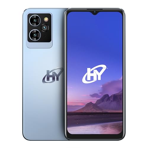 Hyundai Technology HYLine, 6.51" HD, T606, Android 13, 6GB RAM, 128GB Storage, 8MP Front, 13+2+.03MP Rear, Side Fingerprint, 5000mAh, includes Clear Case, Screen Protector and Earphones - Blue