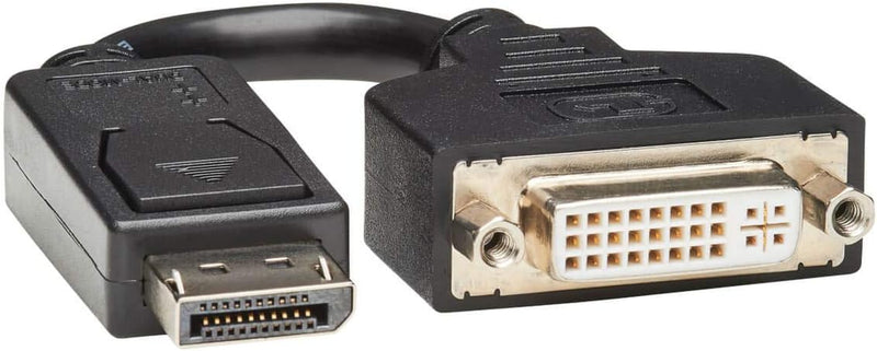 Displayport to DVI Adapter Cable DP2DVI Video Converter for DP-M to DVI-I-F 6In (P134-000)