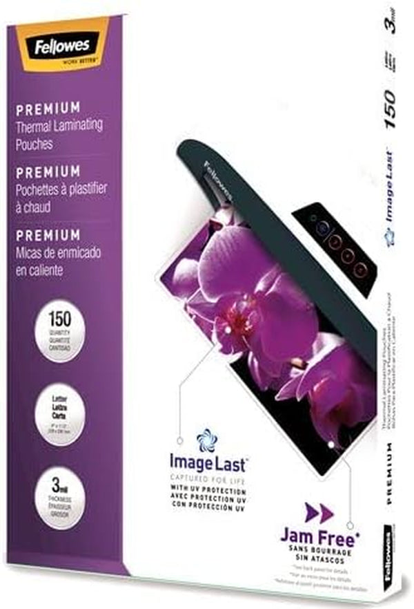 Thermal Laminating Pouches - Imagelast™, Jam Free, Letter, 3Mil, 150 Pack