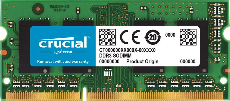 8GB, 204-Pin SODIMM, DDR3 PC3-10600,