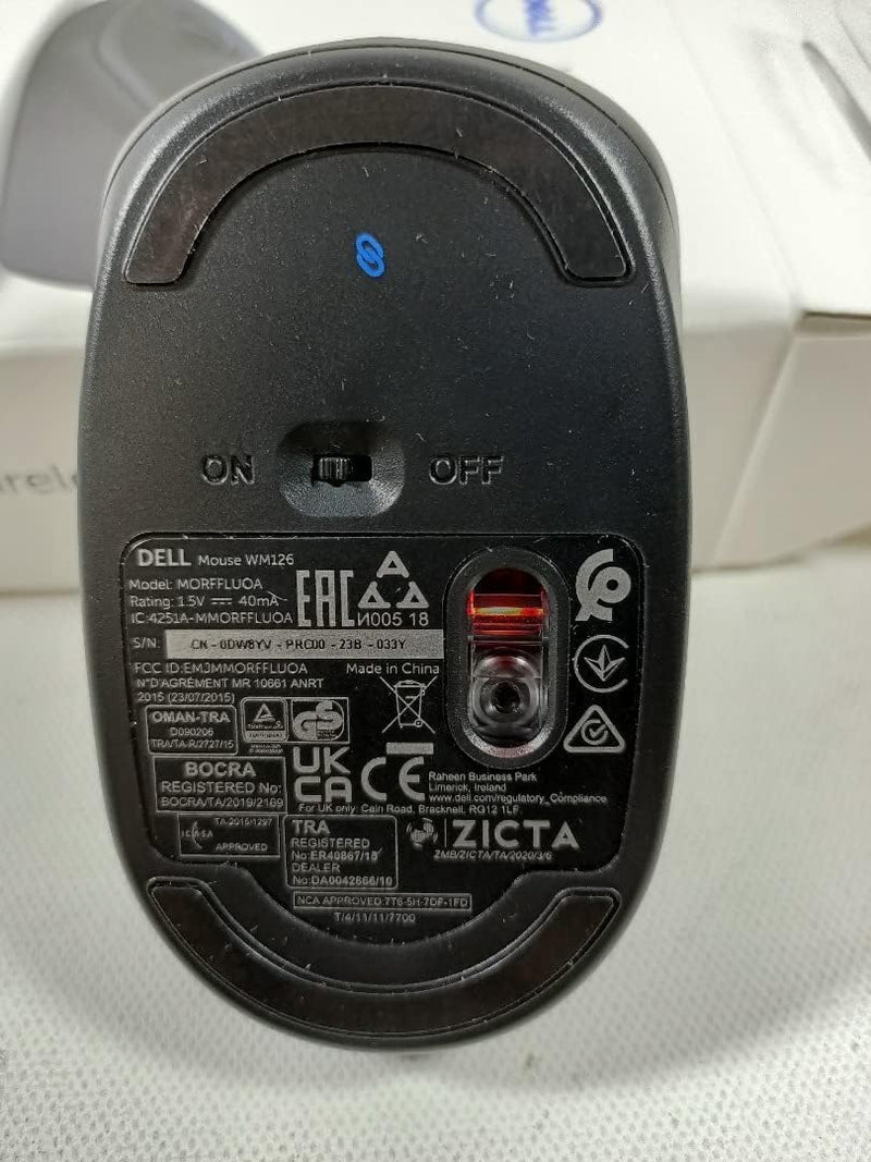 WM126 RF Wireless Optical Black Mice