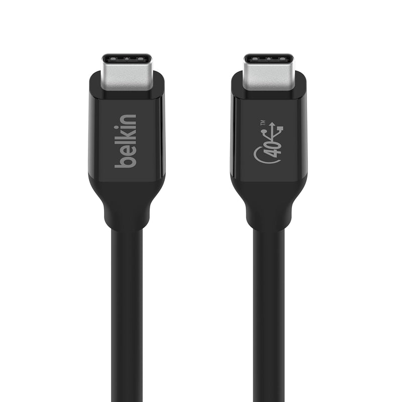 USB 4 Cable, 2.6Ft (0.8M) USB IF Certified with Power Delivery up to 100W, 40 Gbps Data Transfer Speed and Backwards Compatible with Thunderbolt 3, USB 3.2, and More