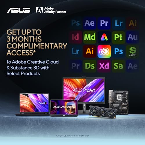 ASUS ProArt Display 24” 4K 12G-SDI HLG Professional Monitor (PA24US) - IPS, UHD (3840 x 2160), 99% Adobe RGB, 95% DCI-P3, ΔE < 1, USB-C, Built-in Motorized Colorimeter, Calman Ready - PEGASUSS 