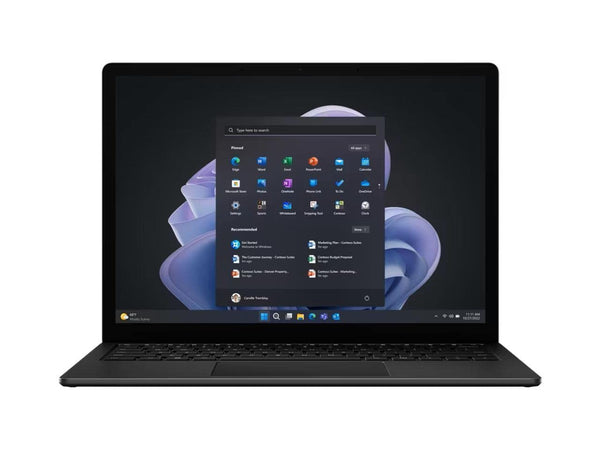 Microsoft Surface Laptop 5 13.5" Touchscreen Notebook - 2256 x 1504 - Intel Core i5 12th Gen i5-1245U - Intel Evo Platform - 16 GB Total RAM - 512 GB SSD - Matte Black - PEGASUSS 