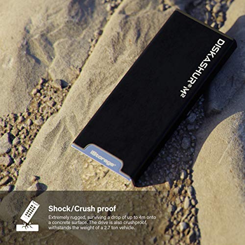 iStorage diskAshur M2 – PIN authenticated, Hardware encrypted USB 3.2 Portable SSD. Ultra-Fast, FIPS Compliant, Rugged & Portable.