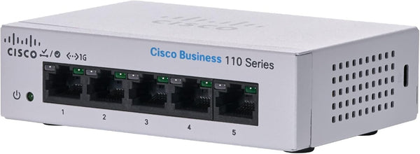 Business CBS110-5T-D Unmanaged Switch | 5 Port GE | Desktop | Ext PS | Limited Lifetime Protection (CBS110-5T-D-NA)