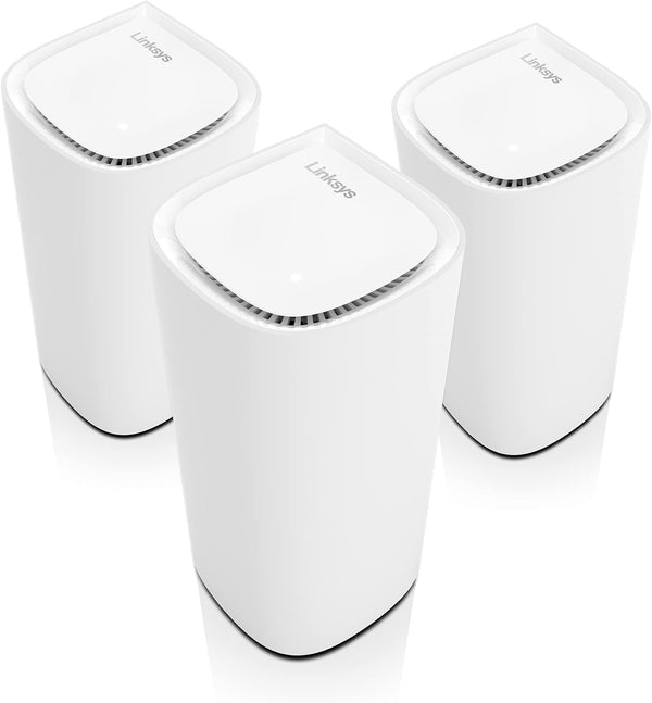 Velop Pro Wifi 6E Mesh Router - Cognitive Mesh with 6 Ghz, 5.4 Gbps Speeds, 9000 Sq. Ft. Coverage, 200+ Devices - 3 Pack