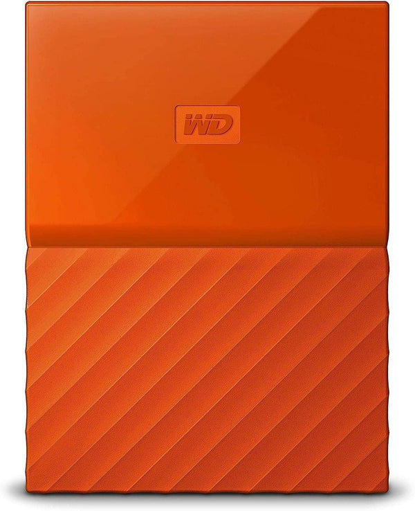 WD 3TB Orange My Passport Portable External Hard Drive - USB 3.0 - WDBYFT0030BOR-WESN (WD Recertified) (Renewed)