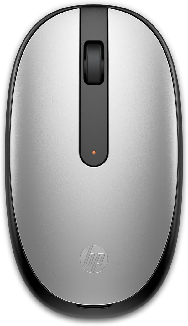 HP 240 Bluetooth Mouse-Silver, Bluetooth 5.1 Wireless, Swift Pair, 1600 DPI Accurate Tracking, 3 Buttons, Slim Portable, 2-Year Battery, for Wins PC, Laptop, Notebook, Mac and Chromebook (43N04AA#ABA)