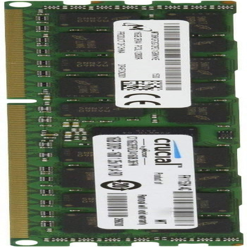16GB Single DDR3L 1600 Mt/S (PC3-12800) DR X4 RDIMM 240-Pin Server Memory CT16G3ERSLD4160B