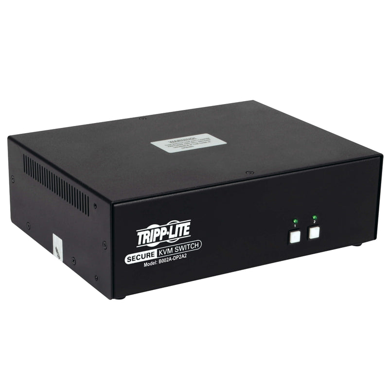 Tripp Lite Secure KVM Switch 2-Port Dual-Monitor DisplayPort 4K NIAP TAA (B002A-DP2A2)