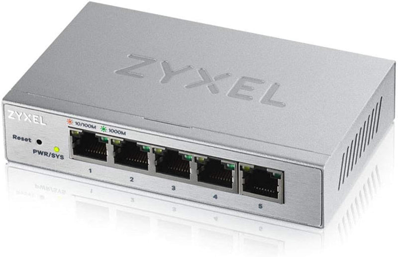 5-Port Gigabit Ethernet Web Managed Switch | VLAN Support | Sturdy Metal Case | Desktop or Wall-Mount | Fanless |Limited Lifetime Warranty | Qos | Ethernet Splitter | GS1200-5