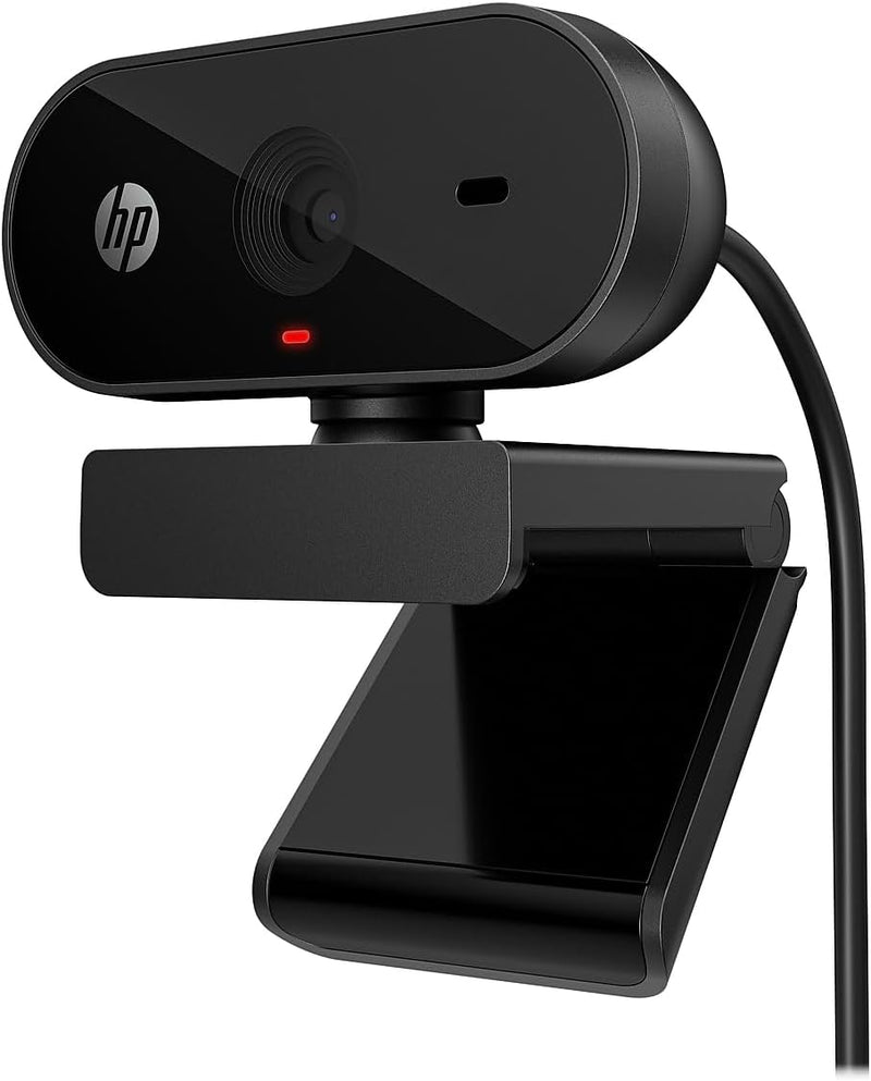 320 FHD Webcam - USB-A Computer Camera with Mic & Privacy Cover - for Desktop, Laptop, & Chromebook - 1080P Resolution W/Wide FOV - Zoom & Teams Compatible - Clip Mount, Tripod Support, & Swivel