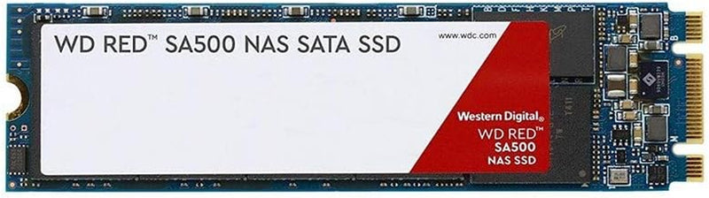 1TB WD Red SA500 NAS 3D NAND Internal SSD - SATA III 6 Gb/S, M.2 2280, up to 560 Mb/S - WDS100T1R0B