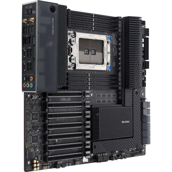 ASUS Pro WS WRX80E-SAGE SE Wi-Fi AMD Ryzen Threadripper PRO Extended-ATX Workstation Motherboard