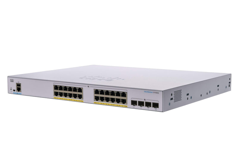 Cisco Business CBS350-24FP-4X Managed Switch | 24 Port GE | Full PoE | 4x10G SFP+ | Limited Lifetime Protection (CBS350-24FP-4X-NA) - PEGASUSS 
